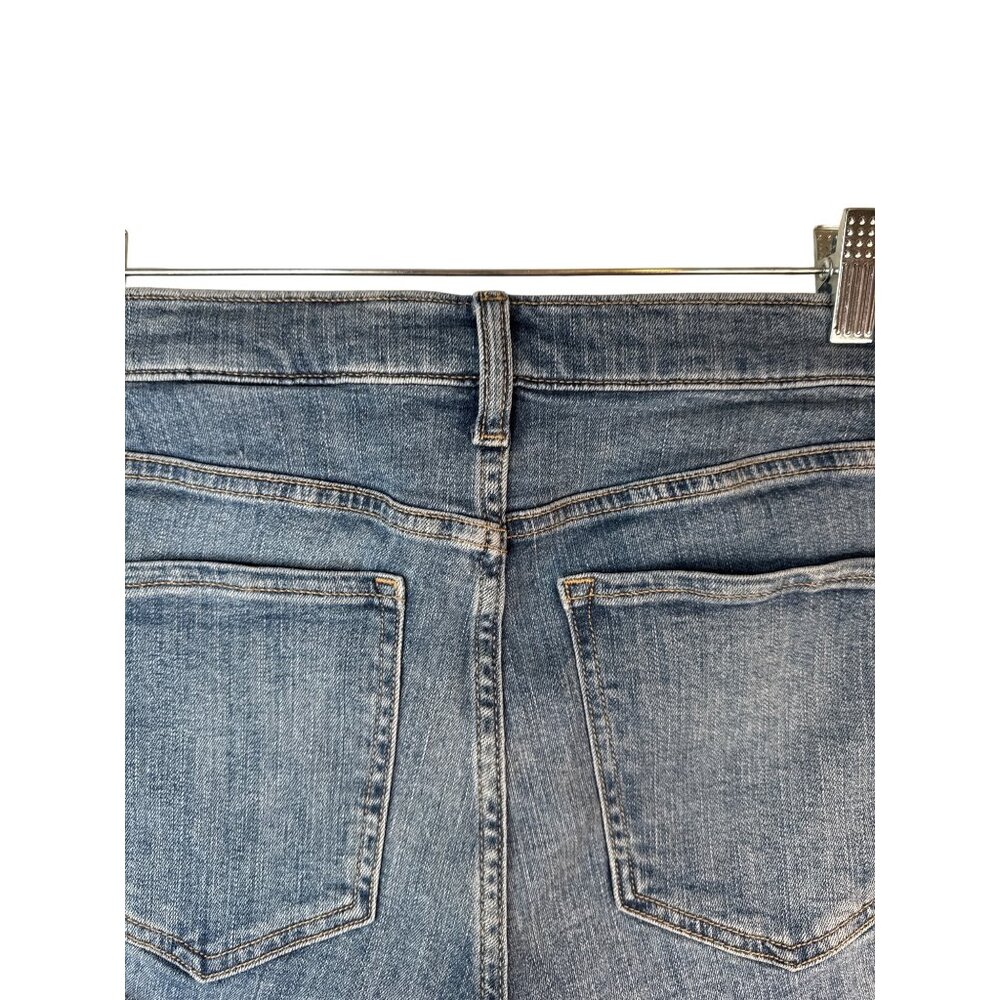2/$30 Banana Republic Denim Shorts Size 27 Frayed Hem Stripe Detail - Picture 9 of 10